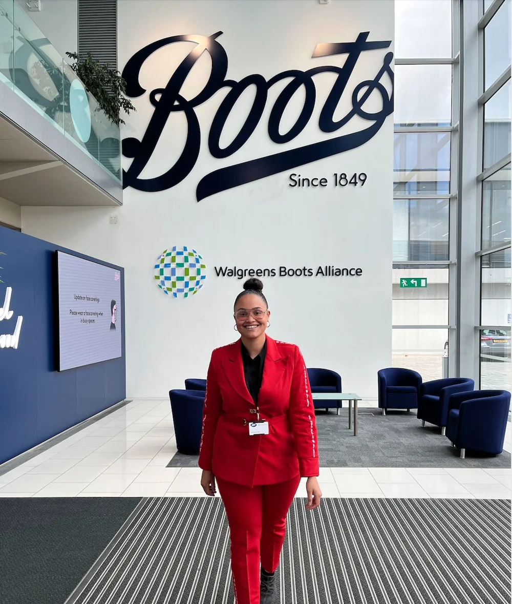 Claudia, founder of Gocoul Consultancy, at Walgreens Boots Alliance